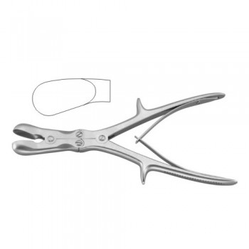 Stille-Luer Bone Rongeur Curved - Compound Action Stainless Steel, 23 cm - 9"